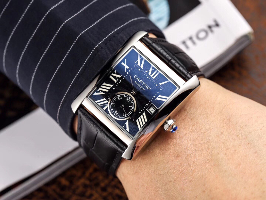 卡地亚-Cartler タンクシリーズ 男士腕表 自動機械式 40mm