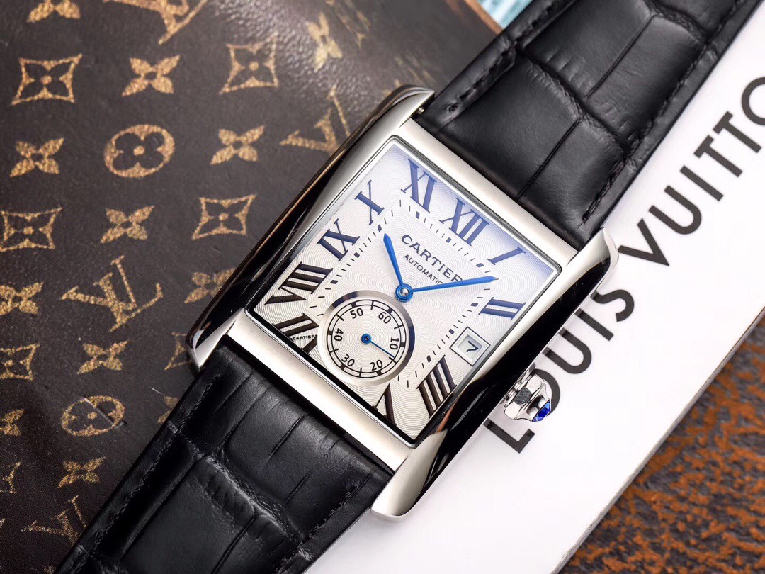 卡地亚-Cartler タンクシリーズ 男士腕表 自動機械式 40mm