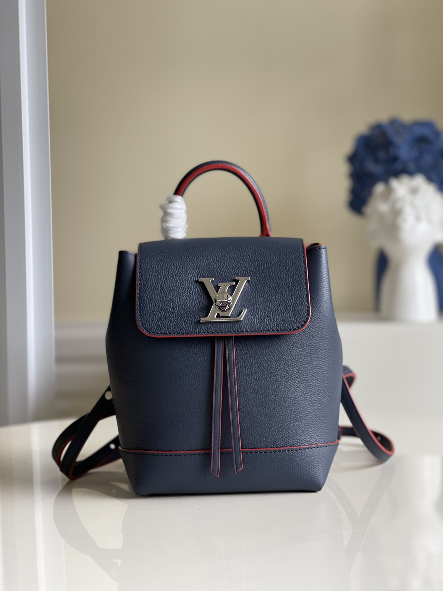 Louis Vuitton Bags Backpack Gold Silver Calfskin Cowhide Fashion Mini M54573