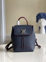 Louis Vuitton Bags Backpack Gold Silver Calfskin Cowhide Fashion Mini M54573