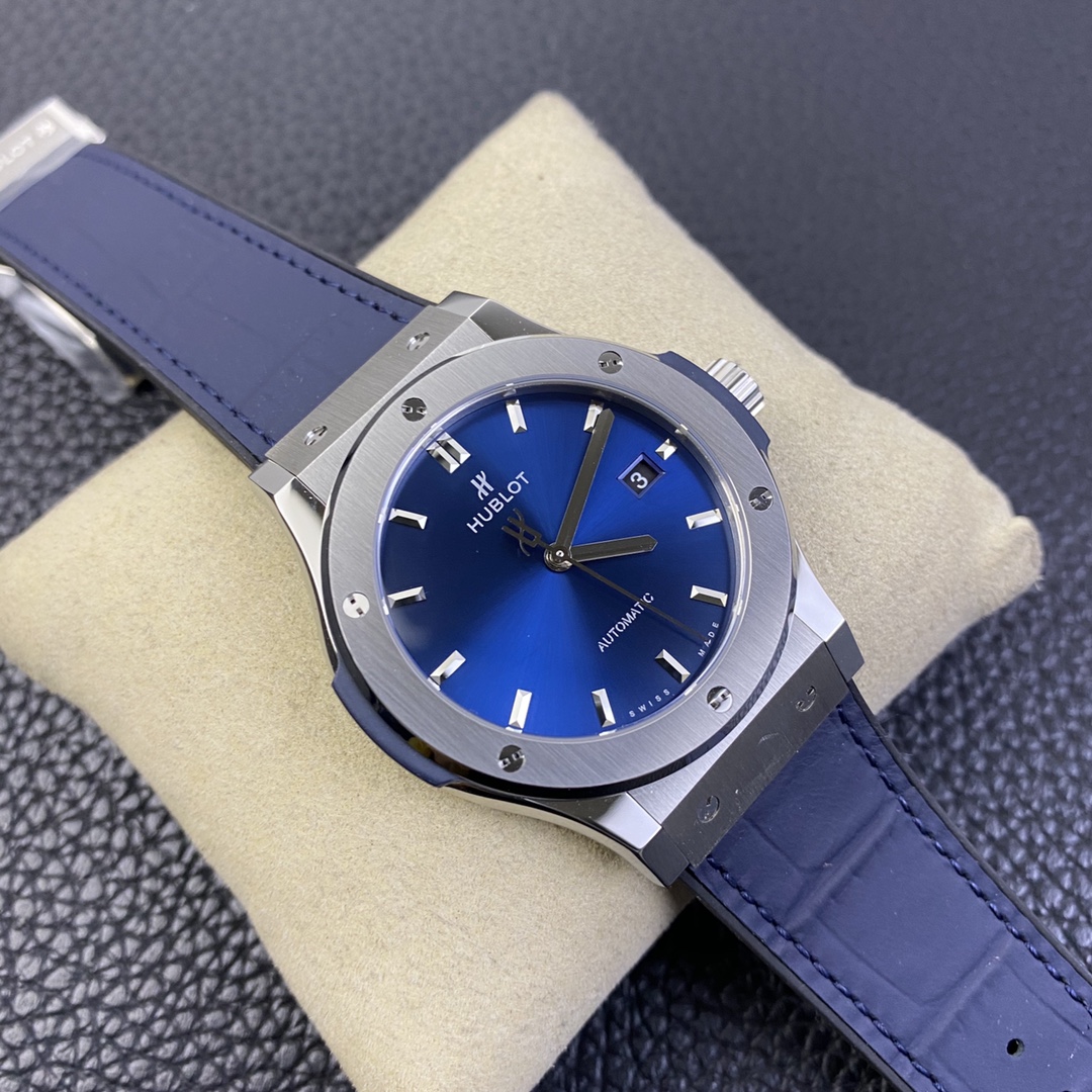 [HUBLOT Watches]wwf Hengbao 45mm steel case blue surface
