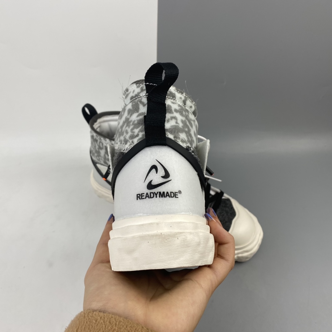 400 READYMADE x Nike Blazer Mid 白橙 解构#周杰伦同款#CZ3589-100