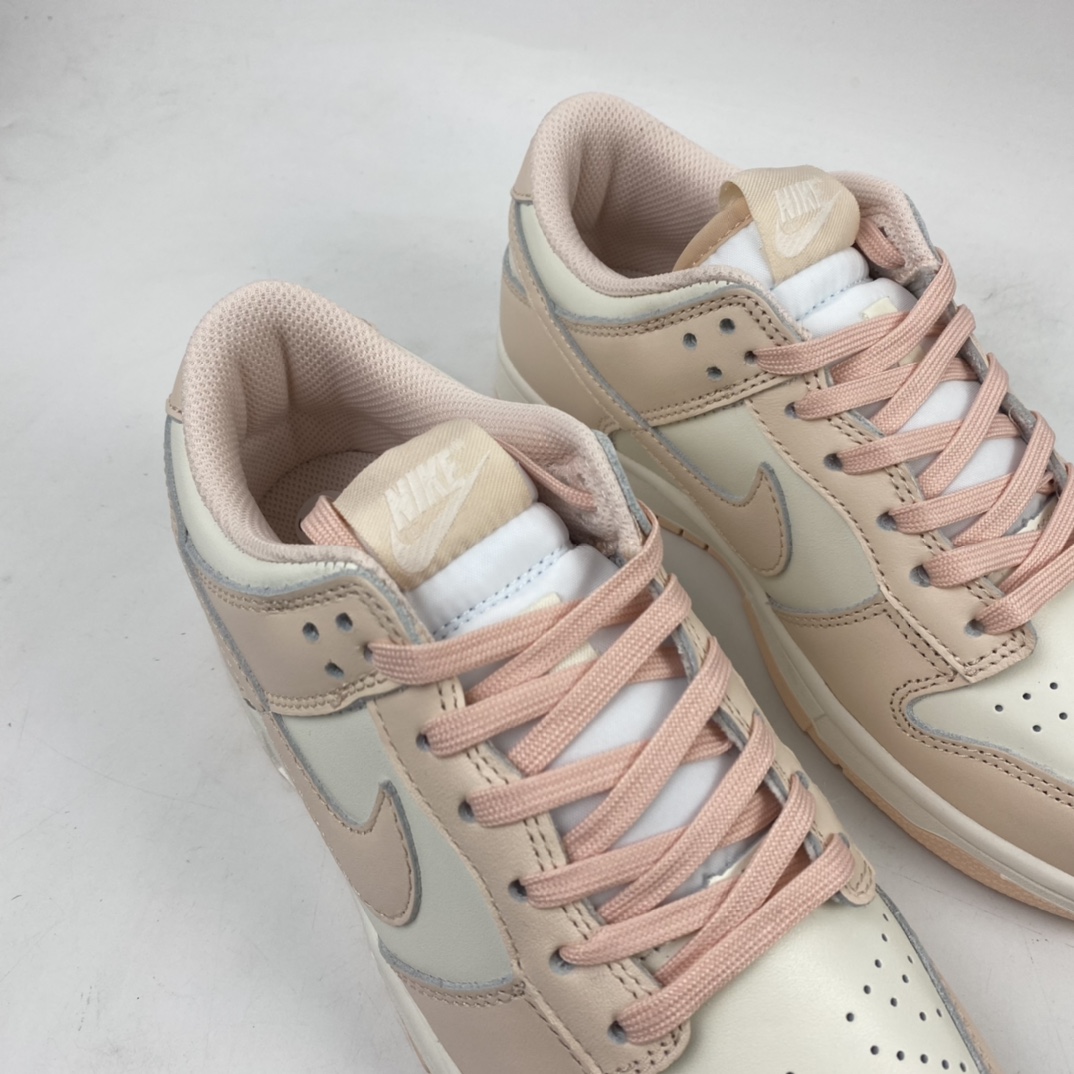 360 Nike SB Dunk Low ”Orange Pearl” 扣篮系列“樱花粉白粉珍珠”低帮休闲运动滑板鞋 DD1503-102