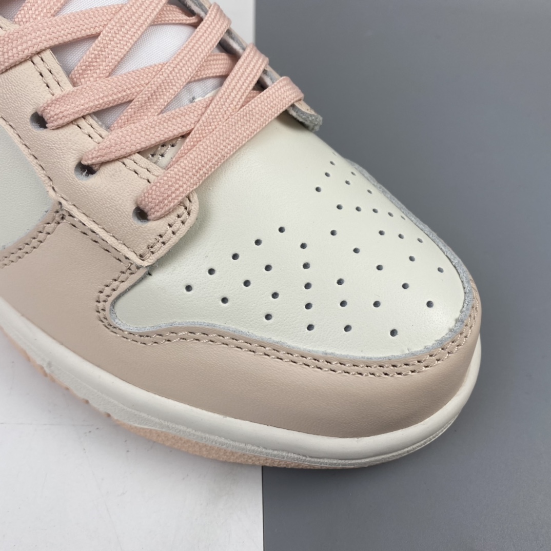 360 Nike SB Dunk Low ”Orange Pearl” 扣篮系列“樱花粉白粉珍珠”低帮休闲运动滑板鞋 DD1503-102