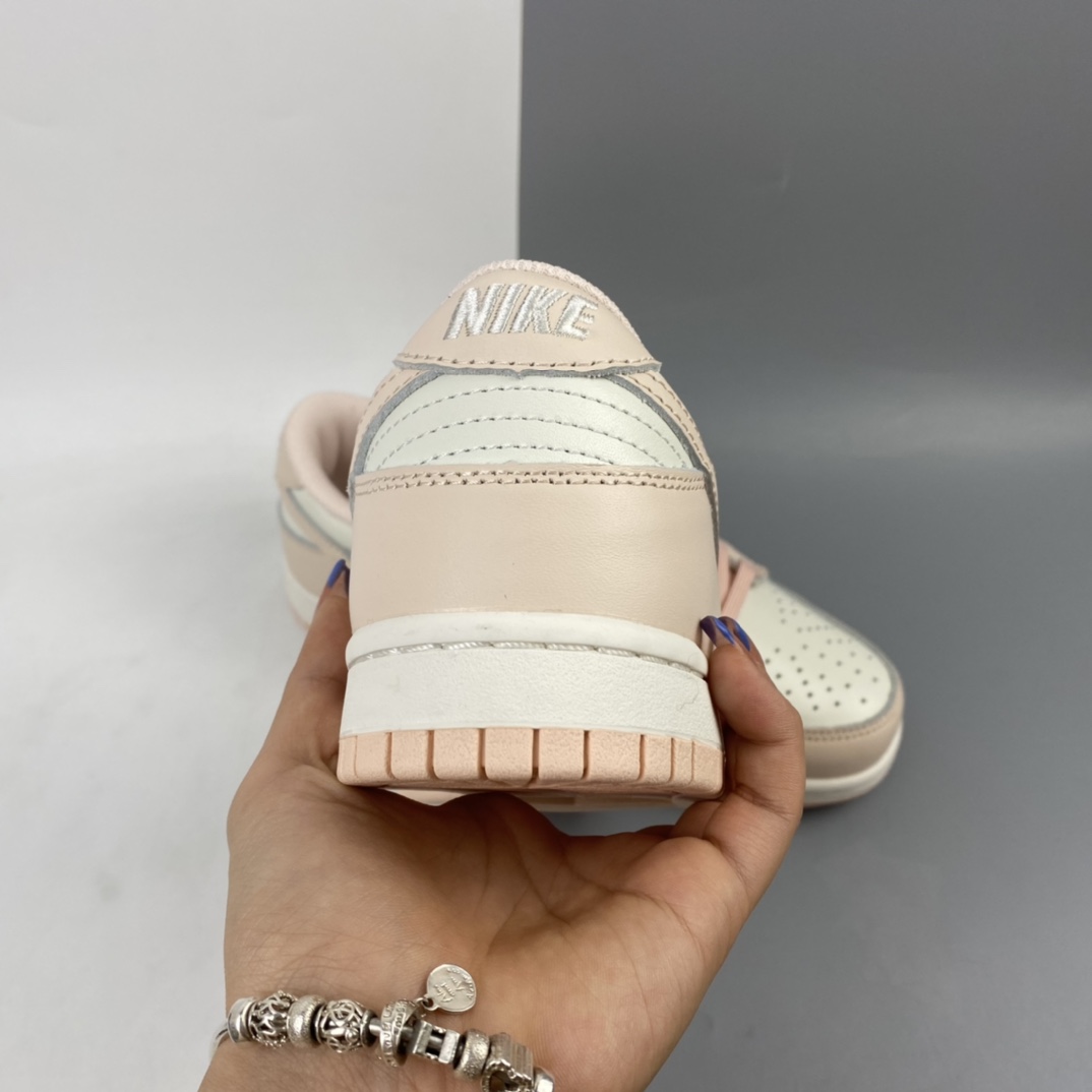 360 Nike SB Dunk Low ”Orange Pearl” 扣篮系列“樱花粉白粉珍珠”低帮休闲运动滑板鞋 DD1503-102
