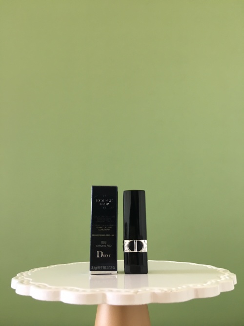 Dior Rouge Dior Lipstick - 888 Strong Red - Long-Wear, High-Pigment 1 Dior Rouge Dior Lipstick - 888 Strong Red - Long-Wear, High-Pigment