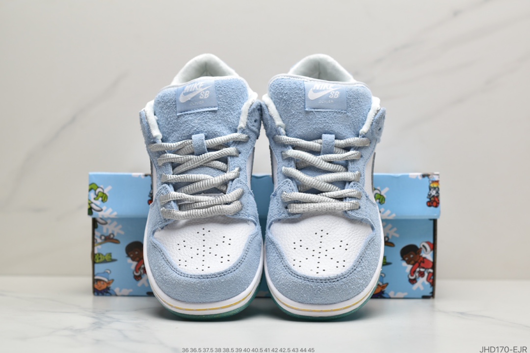 190 Sean Cliver x SB Dunk Low Pro QS 冬季情人节 冰雪奇缘 DC9936-100