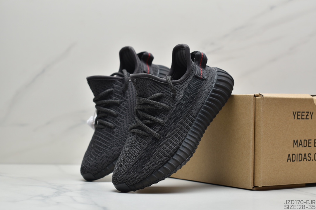 140 童鞋Adidas  阿迪达斯 Yeezy Boost 350V2  椰子爆米花童鞋运动跑鞋 透气缓震舒适