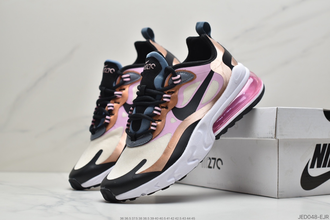 150 耐克Nike Air Max 270 React耐克270瑞亚跑鞋CT1833-100
