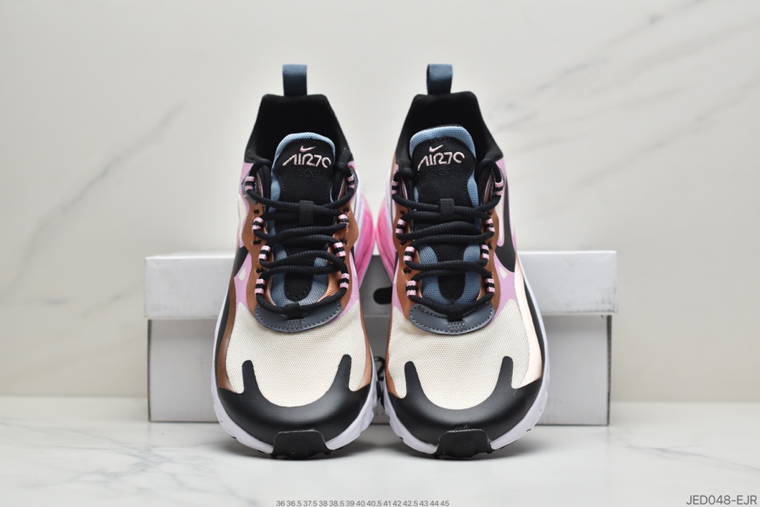 150 耐克Nike Air Max 270 React耐克270瑞亚跑鞋CT1833-100