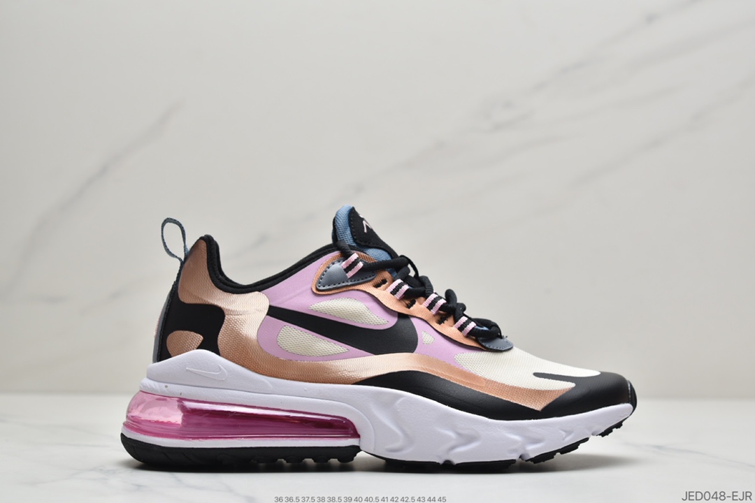 150 耐克Nike Air Max 270 React耐克270瑞亚跑鞋CT1833-100