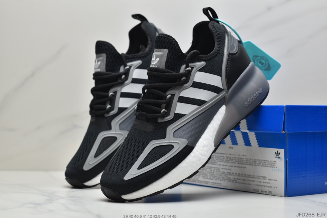 170 Adidas阿迪达斯 缓震跑鞋 易烊千玺同款 Adidas Originals ZX 2K Boost 全新爆米花缓震休闲运动跑鞋FZ3323-莆田鞋,莆田鞋货源,高仿鞋,高仿鞋货源,安福档口,莆田高仿鞋,莆田鞋批发,高仿鞋批发,莆田高仿运动鞋,高仿运动鞋,莆田运动鞋 170 Adidas阿迪达斯 缓震跑鞋 易烊千玺同款 Adidas Originals ZX 2K Boost 全新爆米花缓震休闲运动跑鞋FZ3323