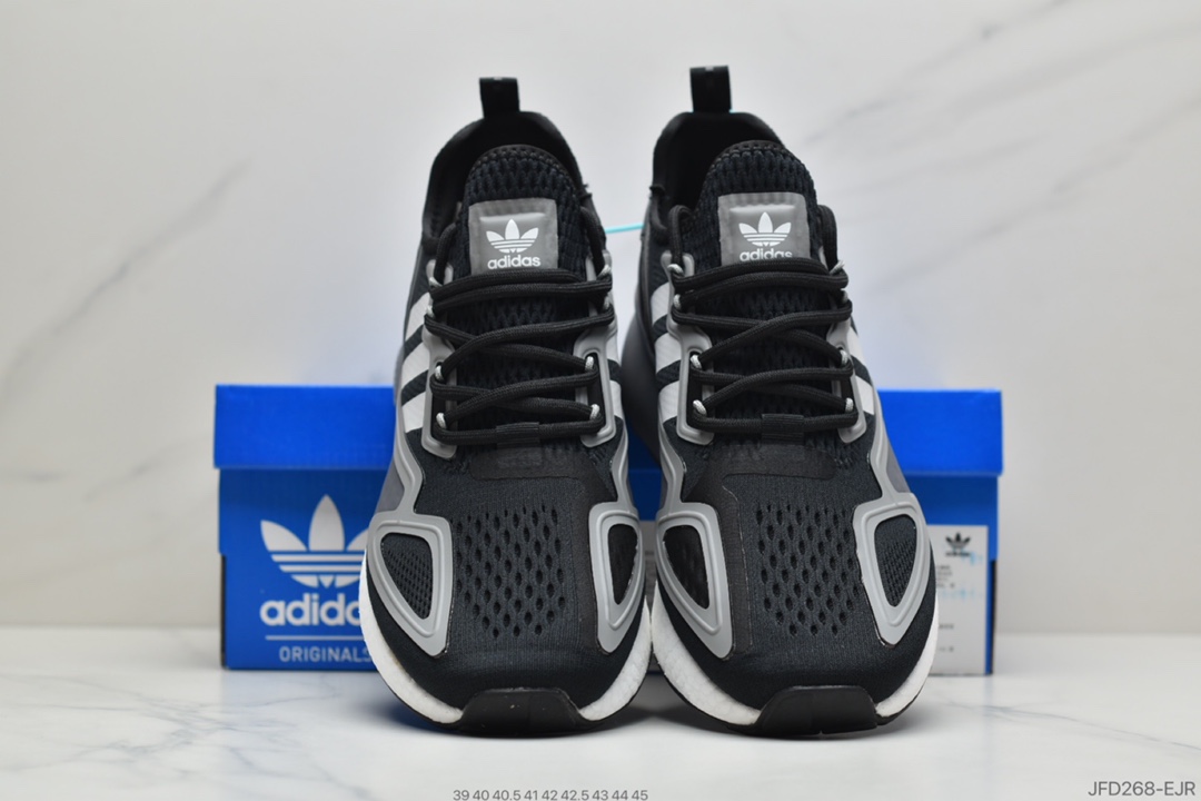 170 Adidas阿迪达斯 缓震跑鞋 易烊千玺同款 Adidas Originals ZX 2K Boost 全新爆米花缓震休闲运动跑鞋FZ3323-莆田鞋,莆田鞋货源,高仿鞋,高仿鞋货源,安福档口,莆田高仿鞋,莆田鞋批发,高仿鞋批发,莆田高仿运动鞋,高仿运动鞋,莆田运动鞋 170 Adidas阿迪达斯 缓震跑鞋 易烊千玺同款 Adidas Originals ZX 2K Boost 全新爆米花缓震休闲运动跑鞋FZ3323