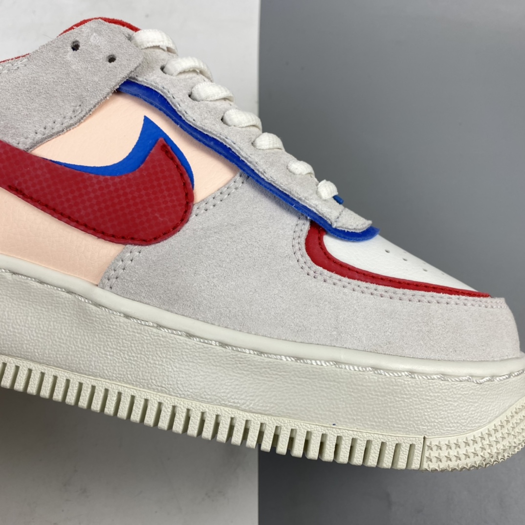 200 Nk Air Force 1 Shadow 空军一号轻量增高低帮百搭板鞋”拼接马卡龙”CU8591-100