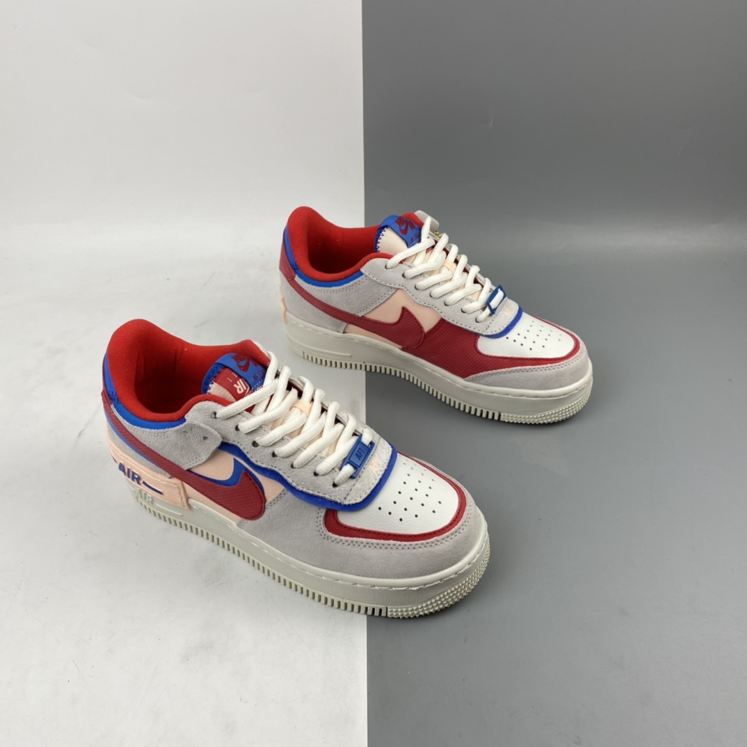 200 Nk Air Force 1 Shadow 空军一号轻量增高低帮百搭板鞋”拼接马卡龙”CU8591-100
