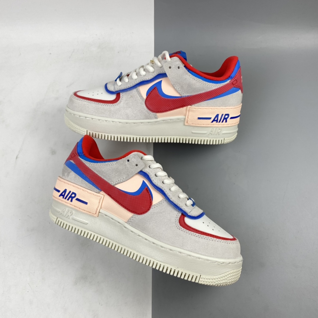 200 Nk Air Force 1 Shadow 空军一号轻量增高低帮百搭板鞋”拼接马卡龙”CU8591-100
