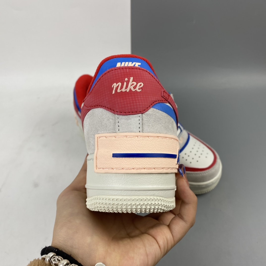 200 Nk Air Force 1 Shadow 空军一号轻量增高低帮百搭板鞋”拼接马卡龙”CU8591-100