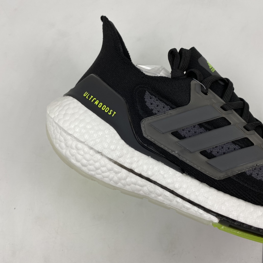 200 Ad UltraBoost 21 加厚爆米花袜套式针织鞋面休闲运动慢跑鞋 FY0374