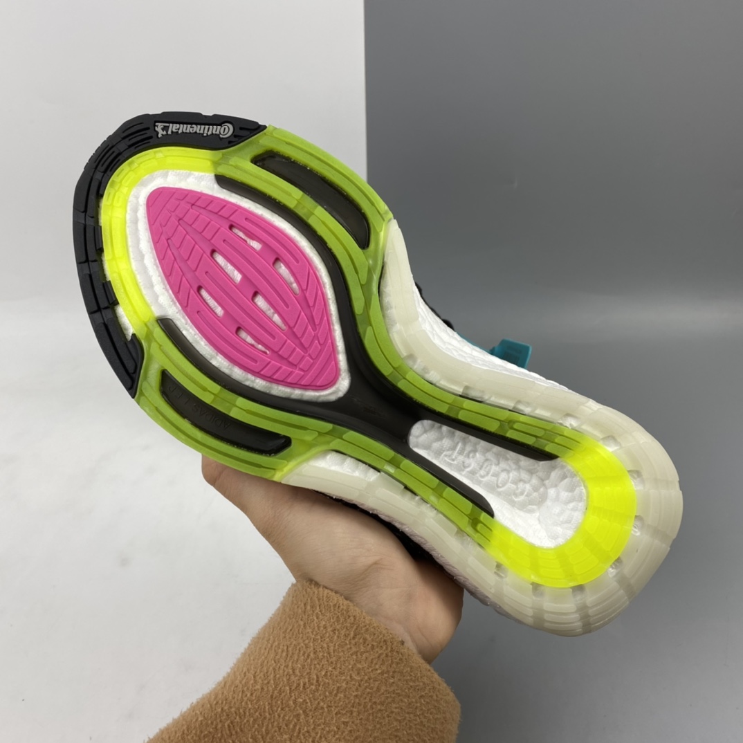 200 Ad UltraBoost 21 加厚爆米花袜套式针织鞋面休闲运动慢跑鞋 FY0374
