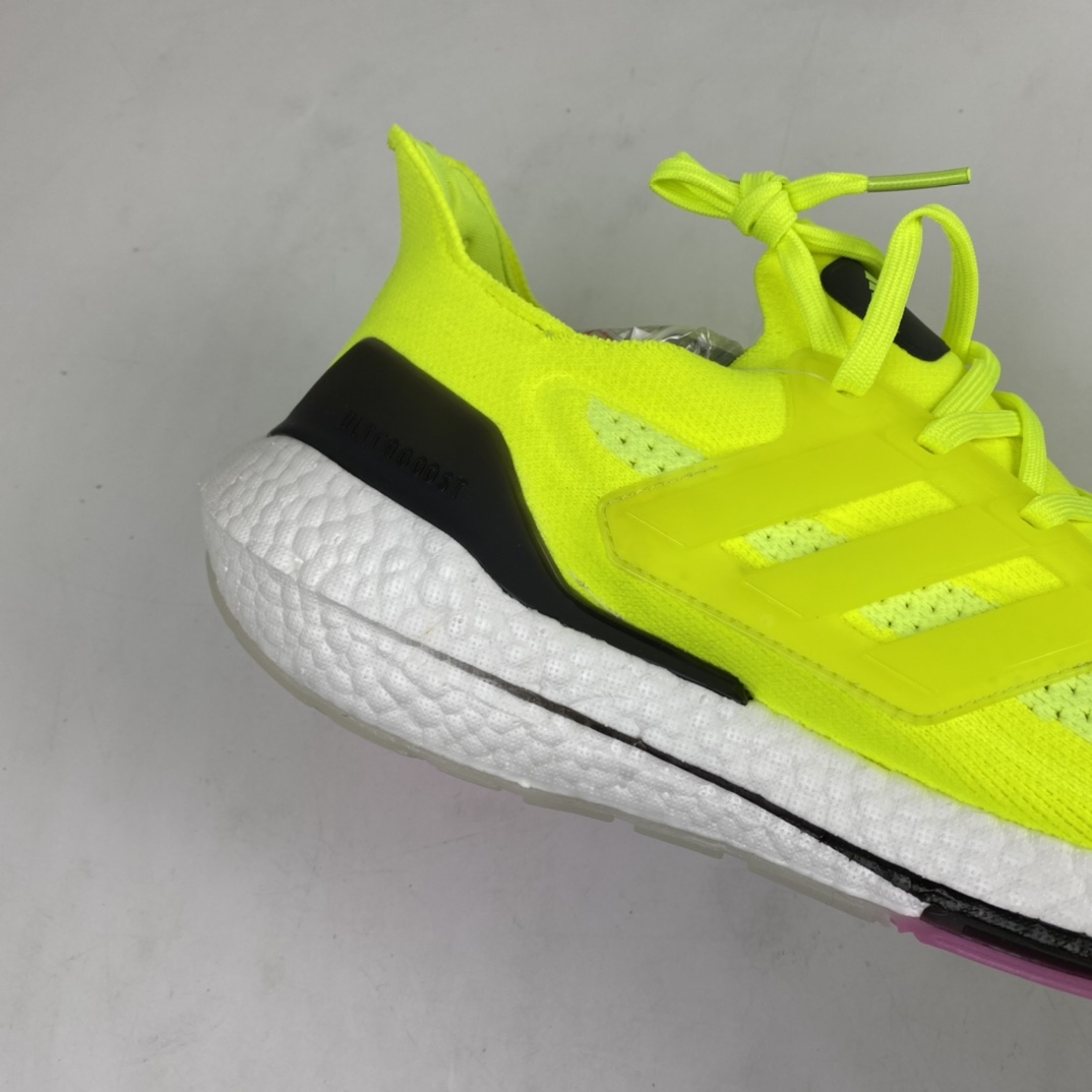 200 Ad UltraBoost 21 加厚爆米花袜套式针织鞋面休闲运动慢跑鞋 FY0373