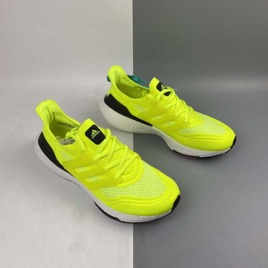 200 Ad UltraBoost 21 加厚爆米花袜套式针织鞋面休闲运动慢跑鞋 FY0373
