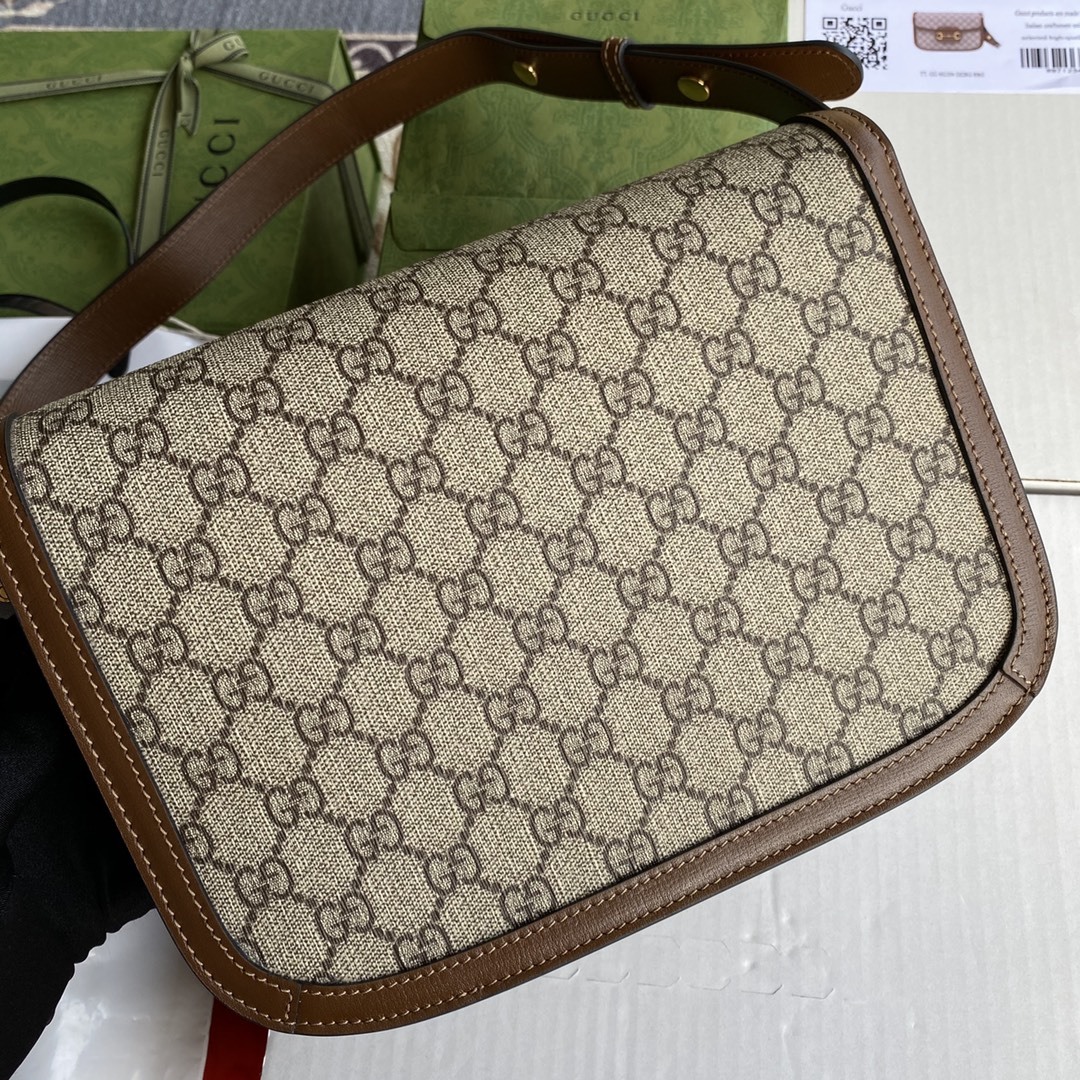 原厂皮配置全套包装三亚免税店礼袋Gucc”1955HorsebitBag!经典的马衔扣+Monogram
