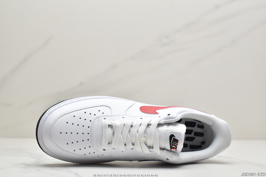 180 耐克Nike Air Force 1 Low 红蓝鸳鸯彩勾  CT2816-100