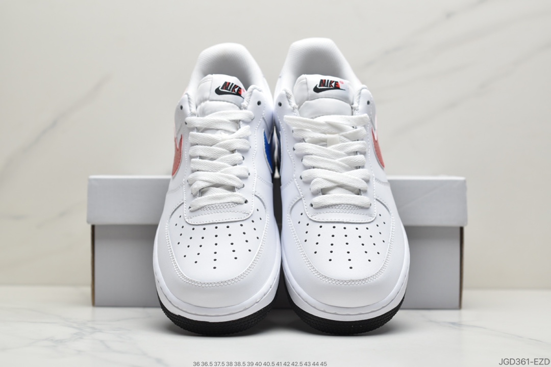 180 耐克Nike Air Force 1 Low 红蓝鸳鸯彩勾  CT2816-100