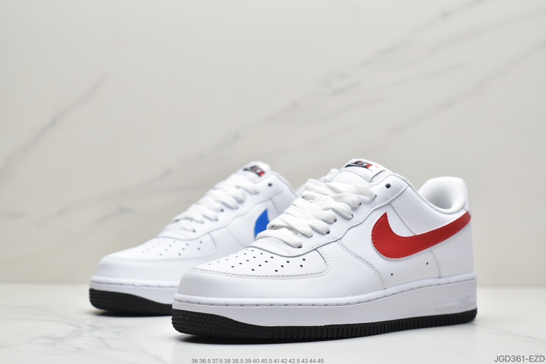 180 耐克Nike Air Force 1 Low 红蓝鸳鸯彩勾  CT2816-100