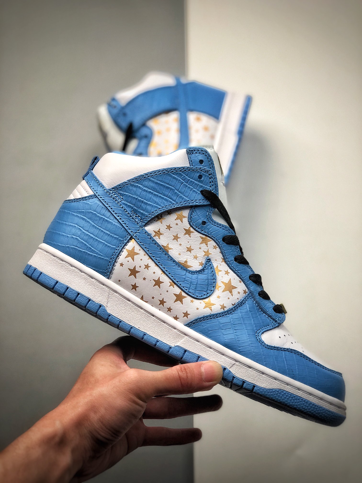 480  纯原系列 Nike SB Dunk High “Team Crimson”骑士队蓝白307385-141