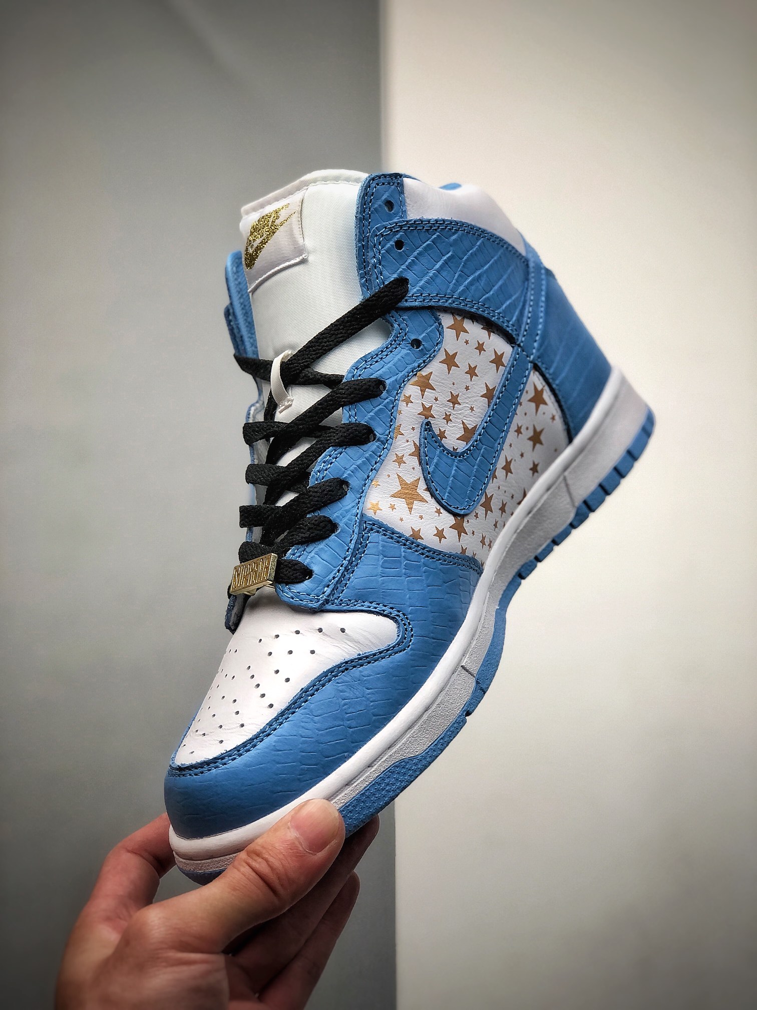 480  纯原系列 Nike SB Dunk High “Team Crimson”骑士队蓝白307385-141