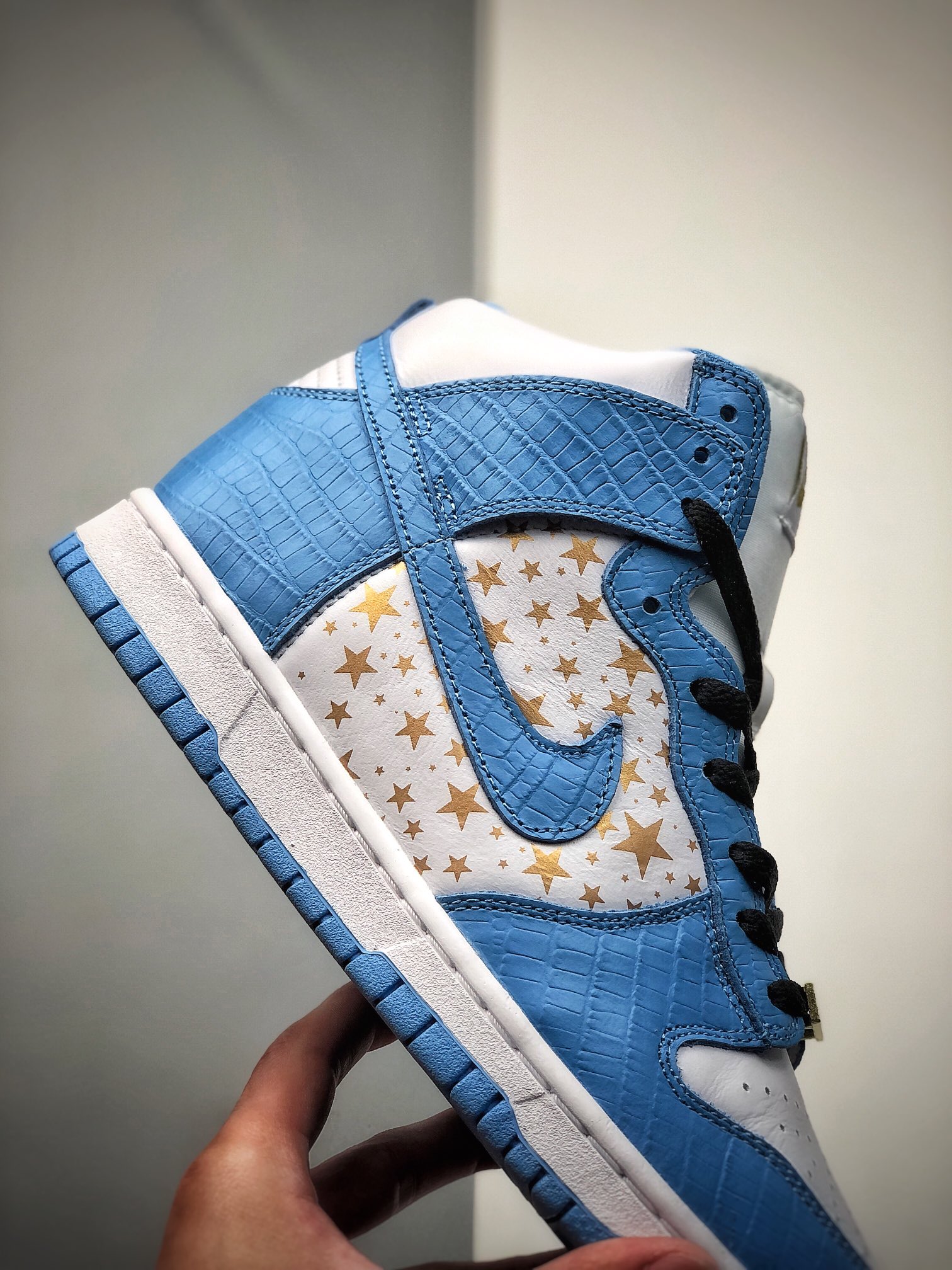 480  纯原系列 Nike SB Dunk High “Team Crimson”骑士队蓝白307385-141