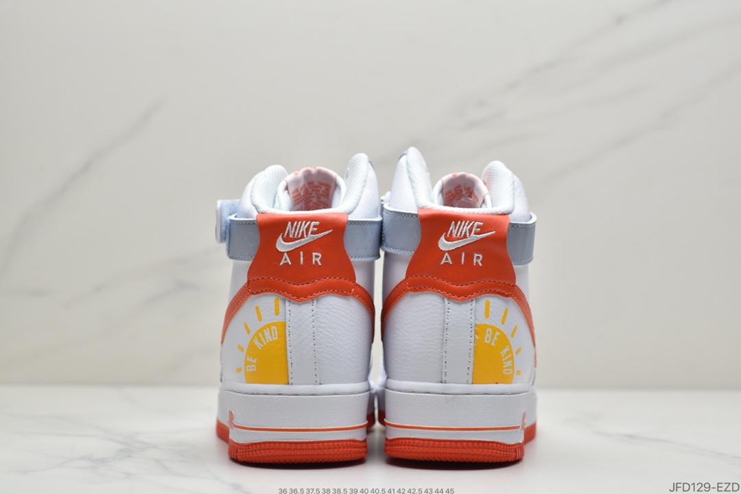 180 耐克 Nike Air Force 1 High “Be Kind”清爽白橙DC2198-100-莆田鞋,莆田鞋货源,高仿鞋,高仿鞋货源,安福档口,莆田高仿鞋,莆田鞋批发,高仿鞋批发,莆田高仿运动鞋,高仿运动鞋,莆田运动鞋 180 耐克 Nike Air Force 1 High “Be Kind”清爽白橙DC2198-100