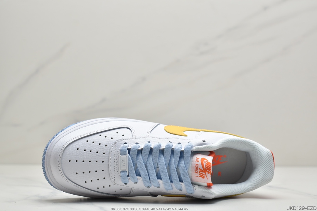 180 耐克Nike Air Force 1 Low 空军一号低帮 白黄蓝 DC2196-100-莆田鞋,莆田鞋货源,高仿鞋,高仿鞋货源,安福档口,莆田高仿鞋,莆田鞋批发,高仿鞋批发,莆田高仿运动鞋,高仿运动鞋,莆田运动鞋 180 耐克Nike Air Force 1 Low 空军一号低帮 白黄蓝 DC2196-100