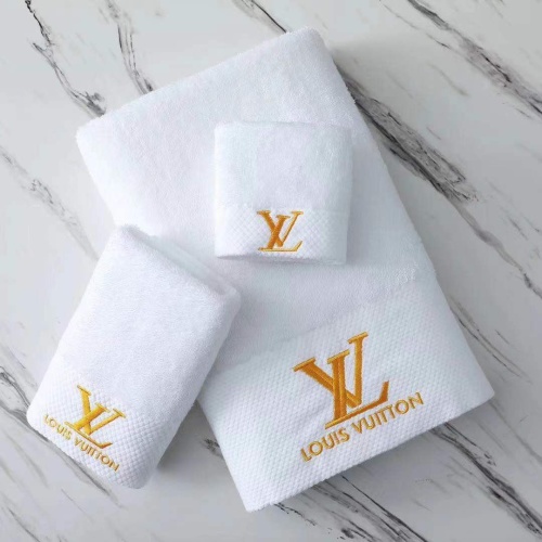 Louis Vuitton Towel Set - 100% Cotton, Luxurious Bath, Hand & Wash Towels 1 Louis Vuitton Towel Set - 100% Cotton, Luxurious Bath, Hand & Wash Towels