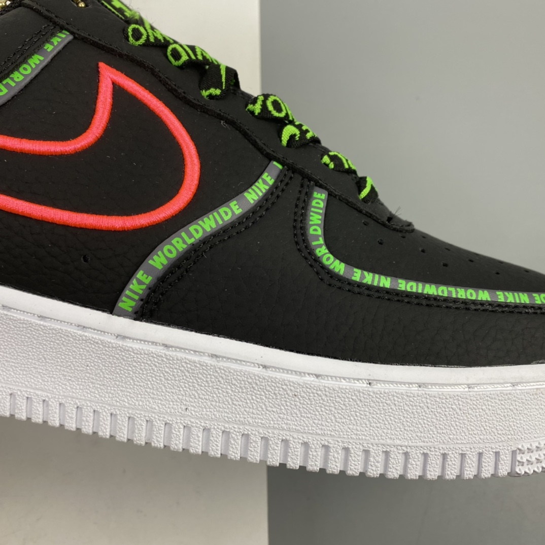 220 Nk Air Force 1 “Worldwide”Black/Flash Crimson-Green 世界版图 日文限定空军一号CK7213-001-莆田鞋,莆田鞋货源,高仿鞋,高仿鞋货源,安福档口,莆田高仿鞋,莆田鞋批发,高仿鞋批发,莆田高仿运动鞋,高仿运动鞋,莆田运动鞋 220 Nk Air Force 1 “Worldwide”Black/Flash Crimson-Green 世界版图 日文限定空军一号CK7213-001