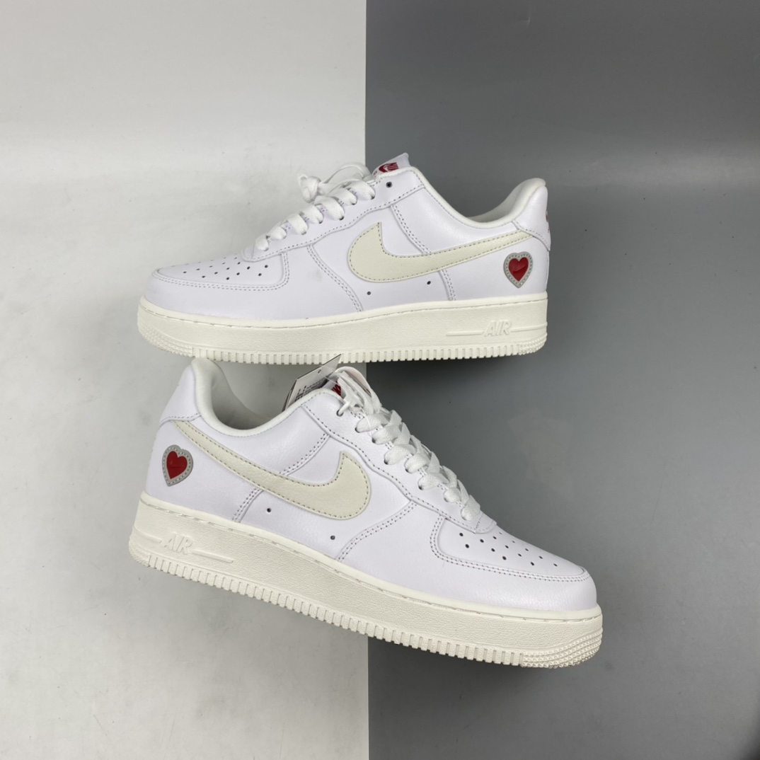 180 Nk Air Force 1 ”ValentineSDAY” 情人节限定 空军一号低帮时尚休闲运动板鞋 DD7117-100