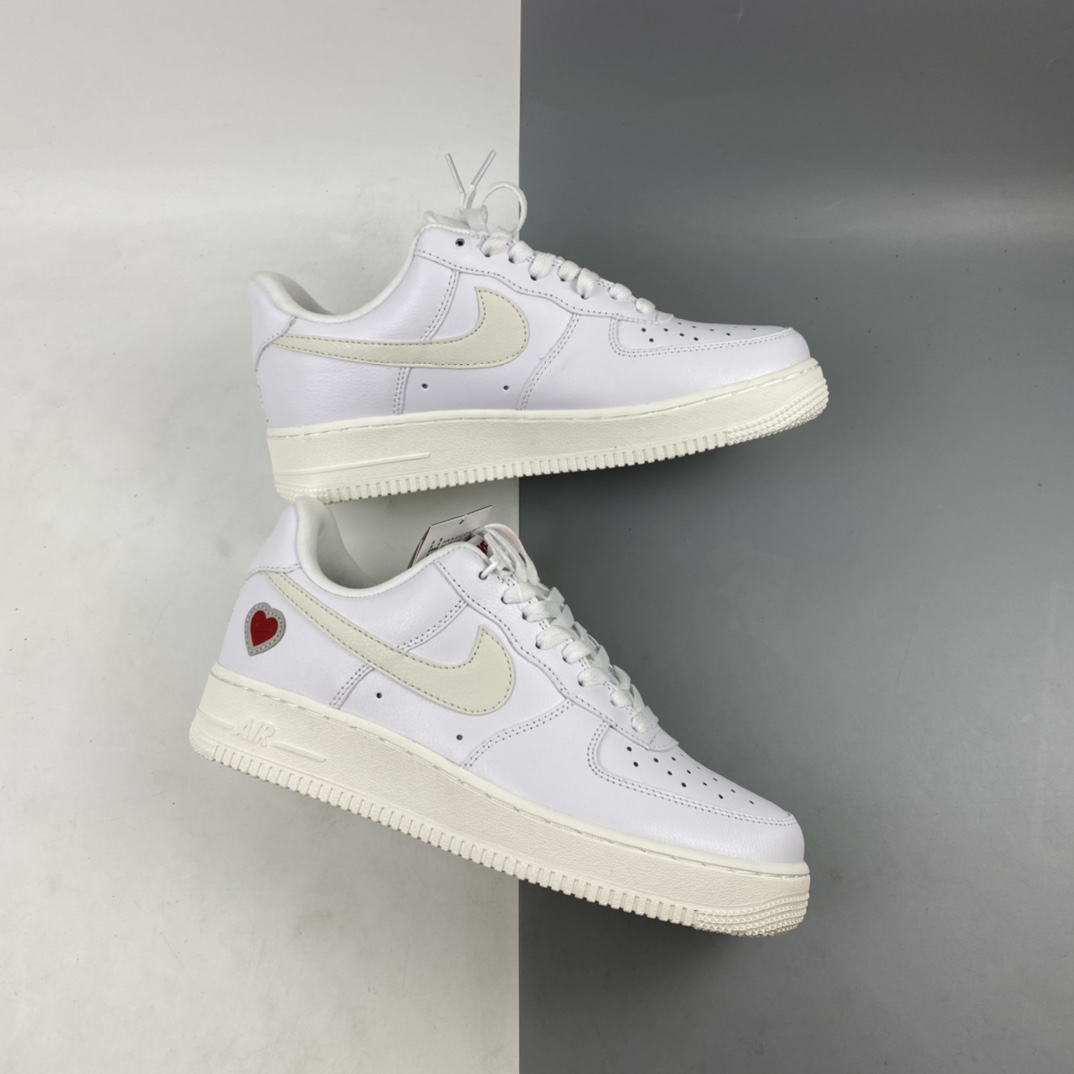 180 Nk Air Force 1 ”ValentineSDAY” 情人节限定 空军一号低帮时尚休闲运动板鞋 DD7117-100