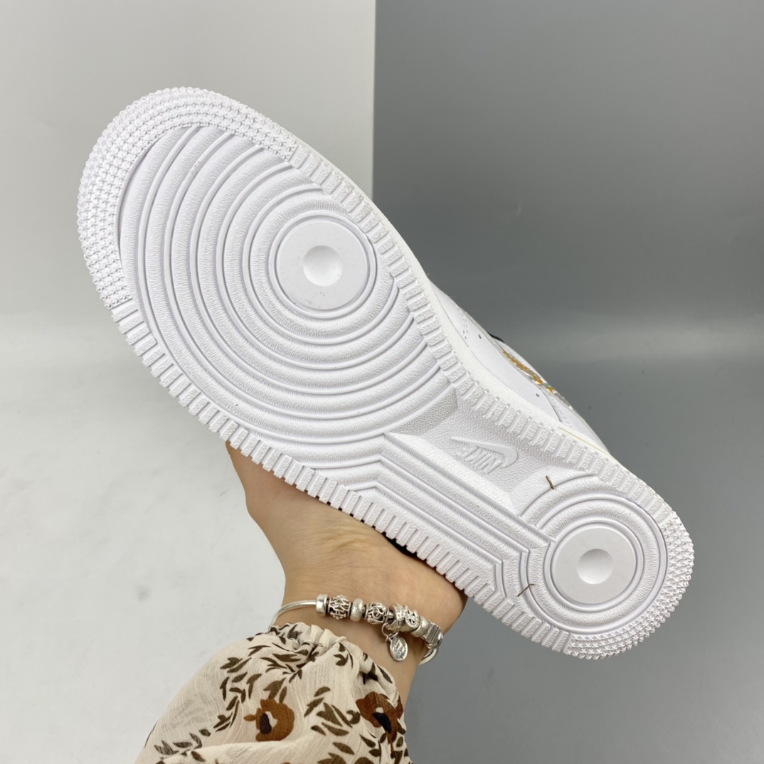 180 Nk Air Force 1 Low 空军一号斑马纹反光低帮休闲板鞋 DH5284-100