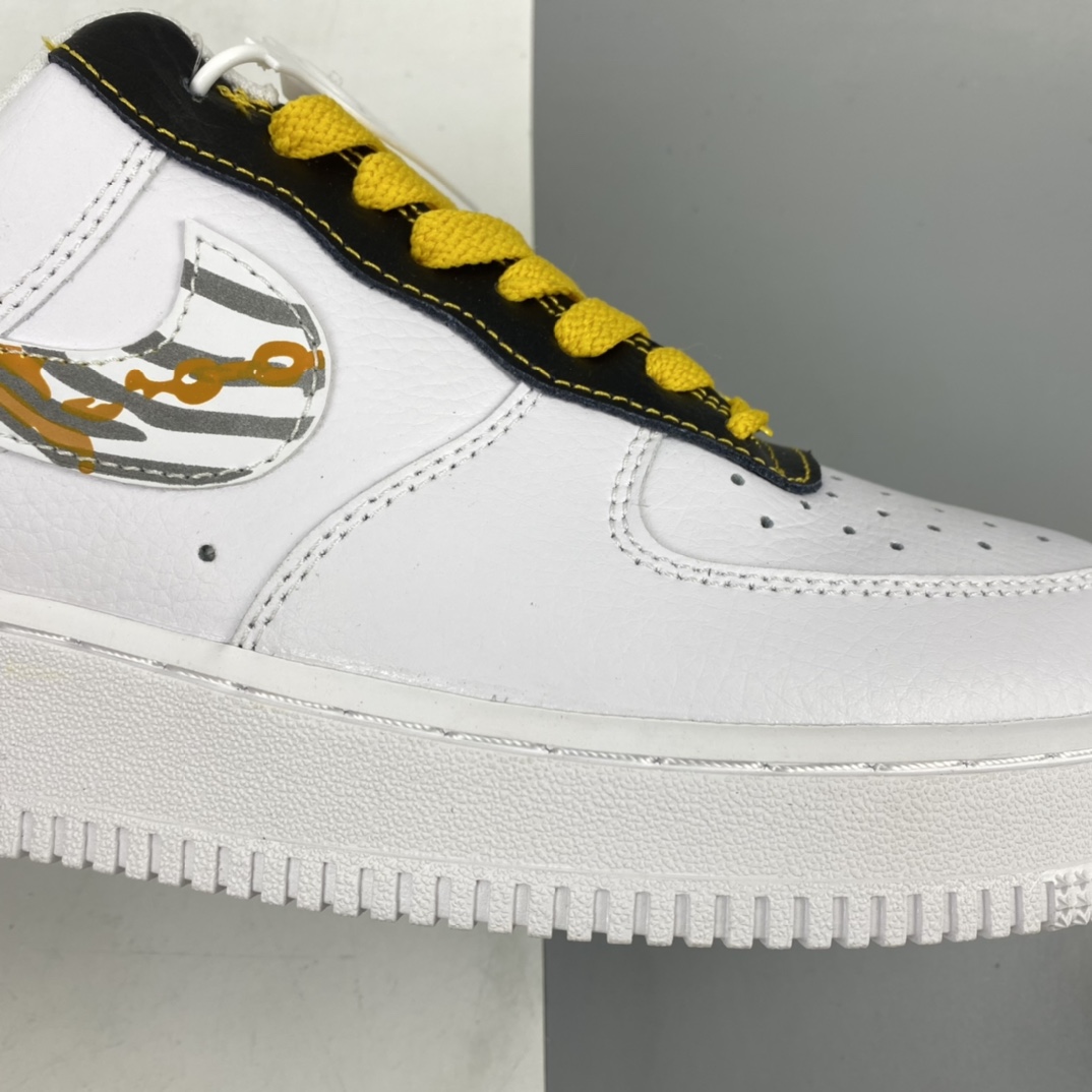 180 Nk Air Force 1 Low 空军一号斑马纹反光低帮休闲板鞋 DH5284-100