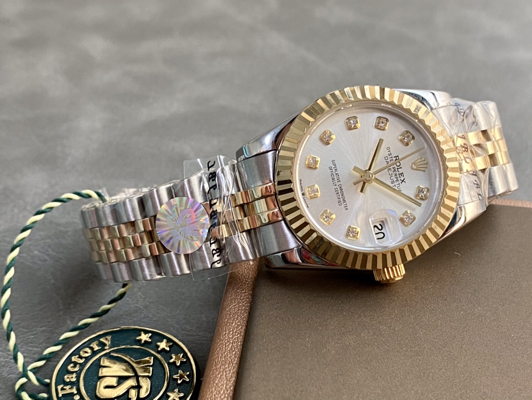 SK Factory 劳力士ロレックス 女款 日志型31mm シンプルでエレガントなデザイン
