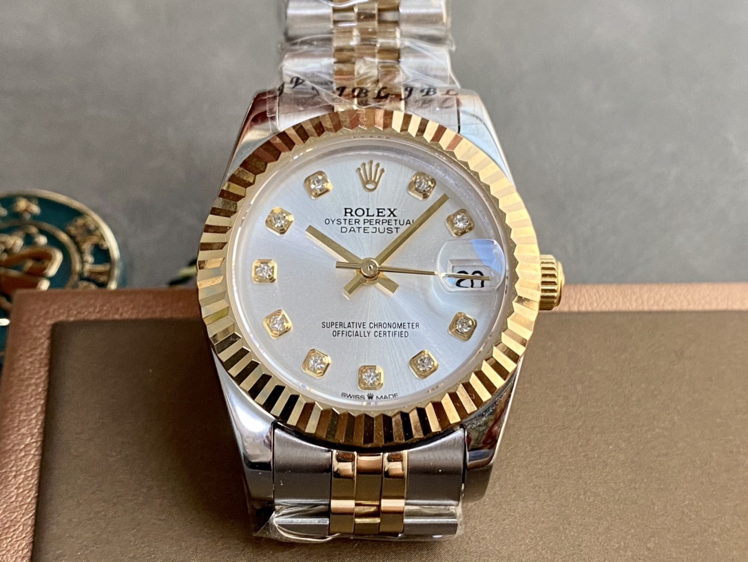 SK Factory 劳力士ロレックス 女款 日志型31mm シンプルでエレガントなデザイン