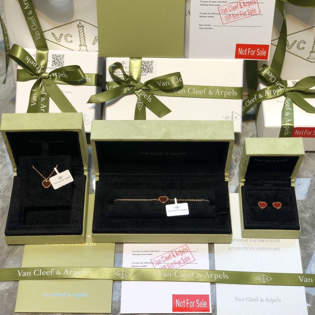 Van Cleef & Arpels VCA梵克雅宝 小红爱心套装