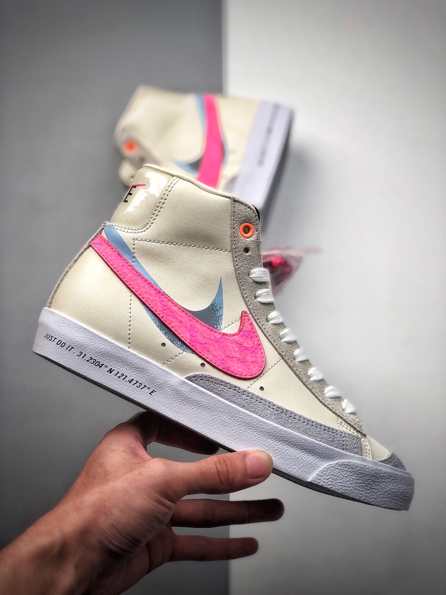 240  纯原耐克 开拓者 这款以上海为主题的Blazer Mid 77 Vintage DC0707-164