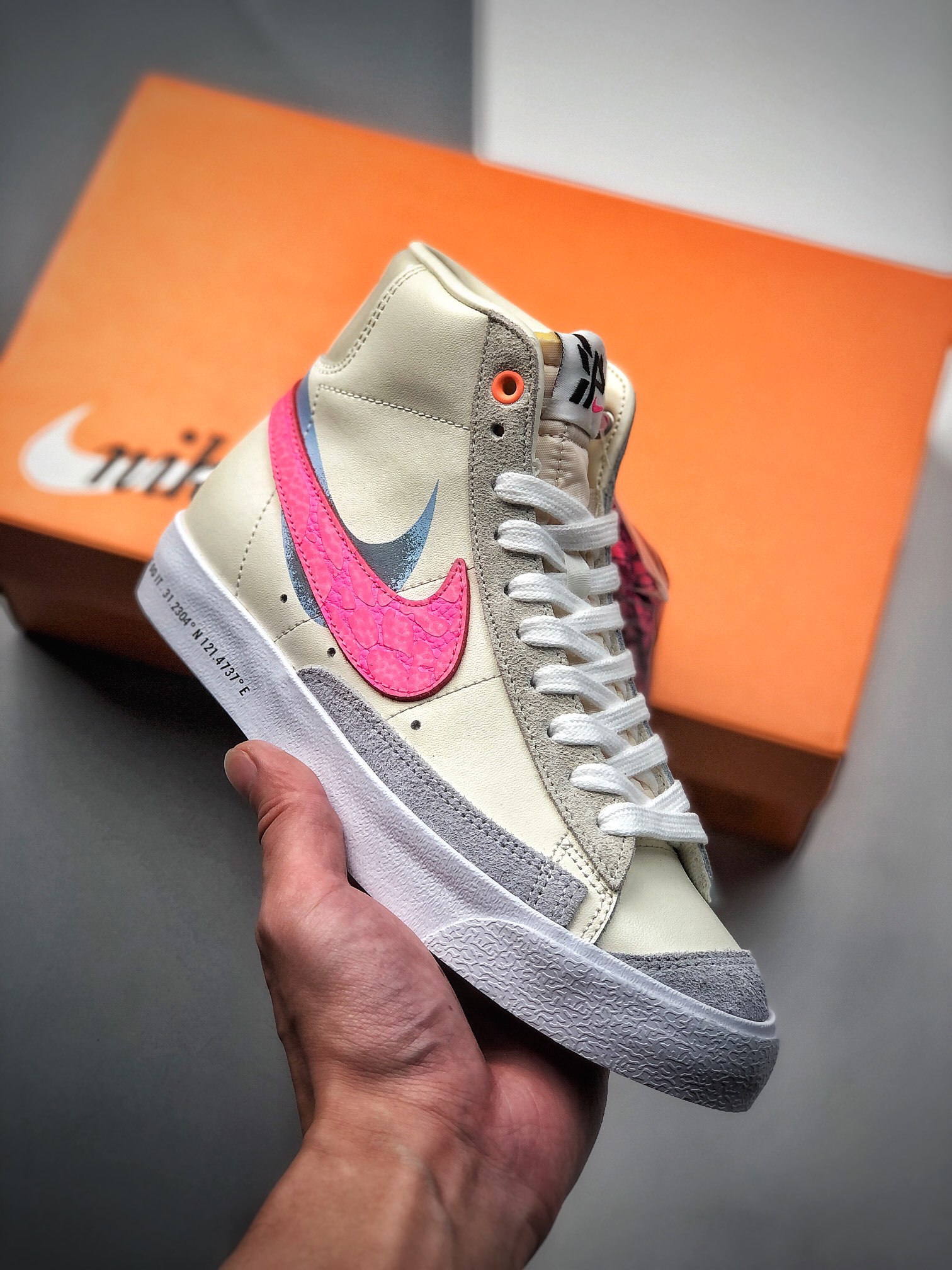 240  纯原耐克 开拓者 这款以上海为主题的Blazer Mid 77 Vintage DC0707-164