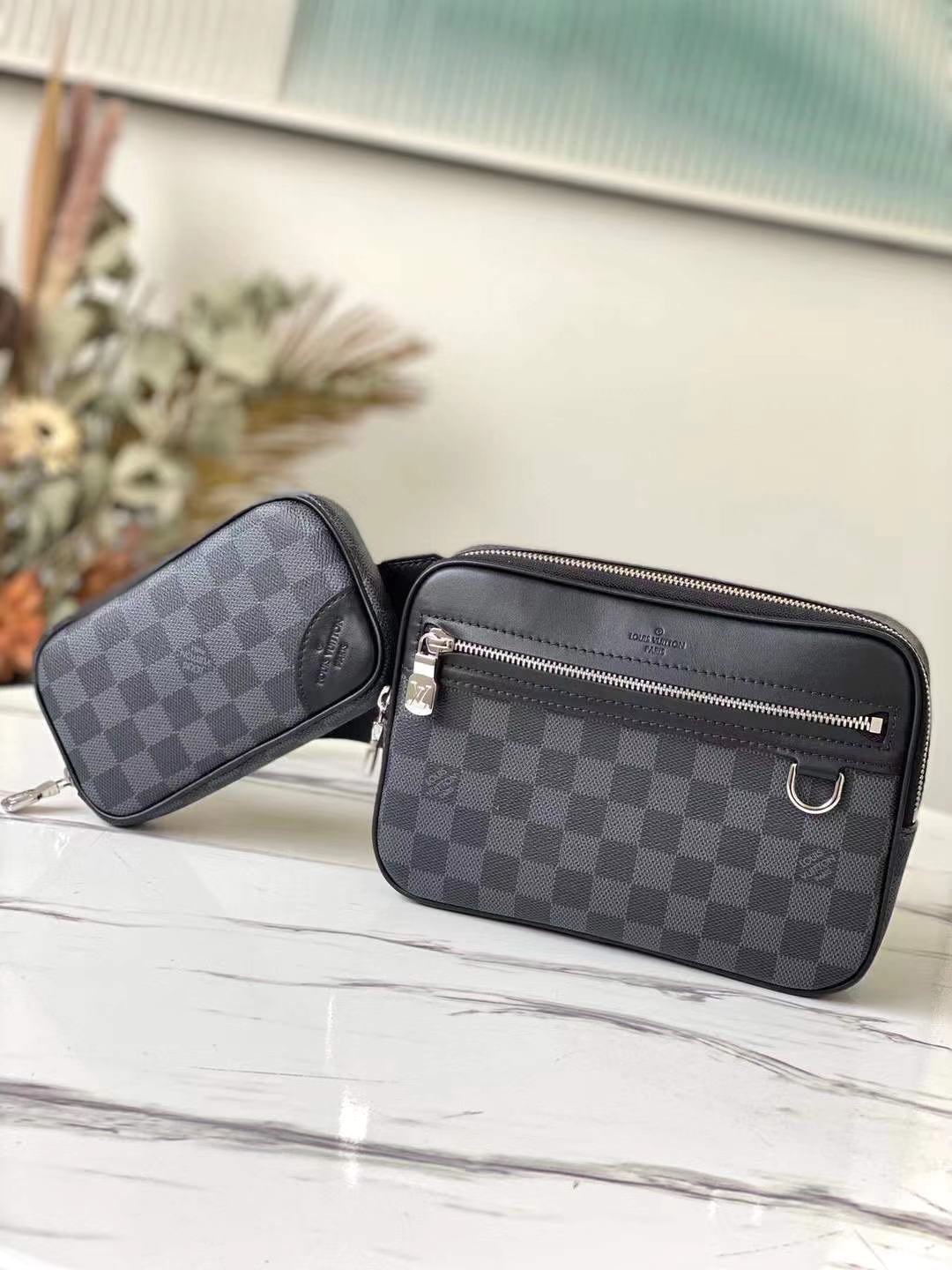 Louis Vuitton Messenger Bags Damier Graphite Canvas Fabric N50018