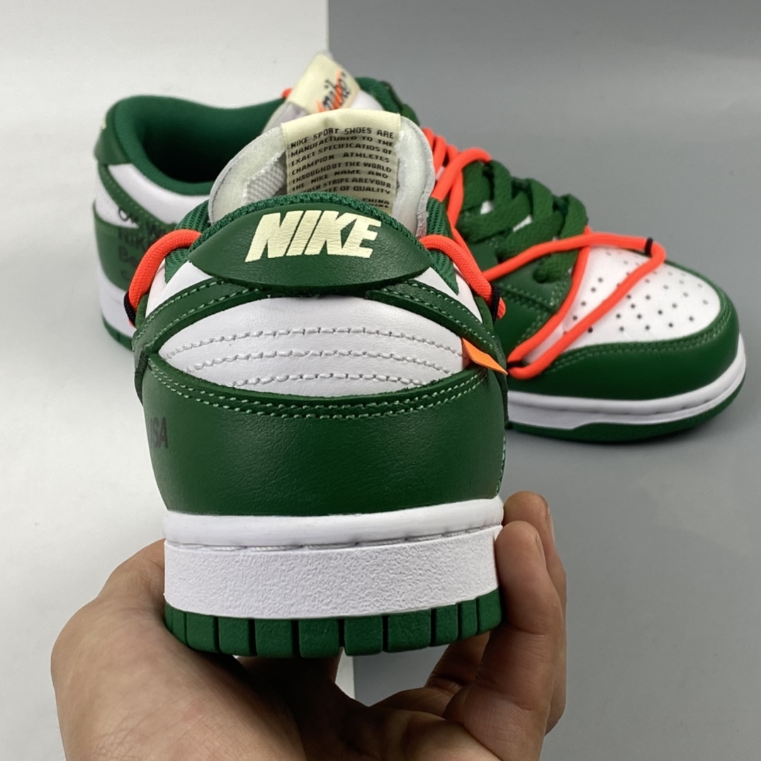 360 OFF-WHITE x Futura x Nike Dunk Low 扣篮系列低帮经典百搭休闲运动板鞋“OW白深绿橘”CT0856-100-莆田鞋,莆田鞋货源,高仿鞋,高仿鞋货源,安福档口,莆田高仿鞋,莆田鞋批发,高仿鞋批发,莆田高仿运动鞋,高仿运动鞋,莆田运动鞋 360 OFF-WHITE x Futura x Nike Dunk Low 扣篮系列低帮经典百搭休闲运动板鞋“OW白深绿橘”CT0856-100