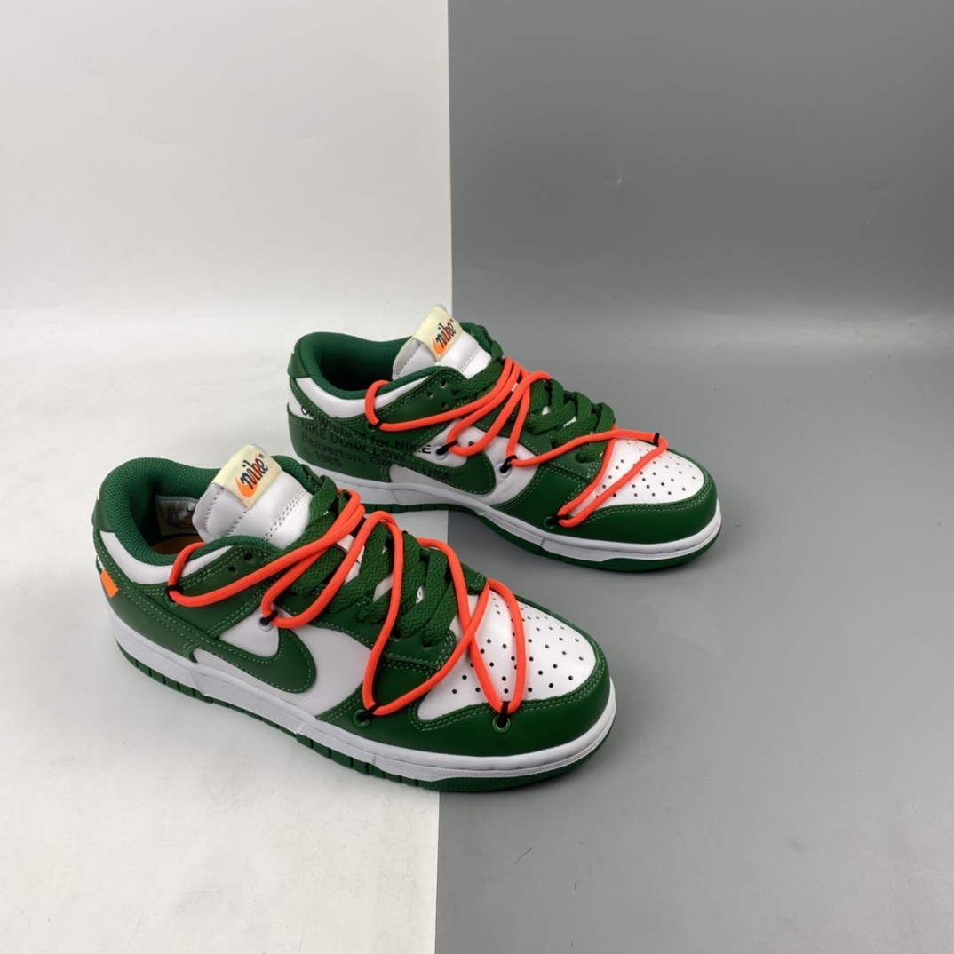 360 OFF-WHITE x Futura x Nike Dunk Low 扣篮系列低帮经典百搭休闲运动板鞋“OW白深绿橘”CT0856-100-莆田鞋,莆田鞋货源,高仿鞋,高仿鞋货源,安福档口,莆田高仿鞋,莆田鞋批发,高仿鞋批发,莆田高仿运动鞋,高仿运动鞋,莆田运动鞋 360 OFF-WHITE x Futura x Nike Dunk Low 扣篮系列低帮经典百搭休闲运动板鞋“OW白深绿橘”CT0856-100
