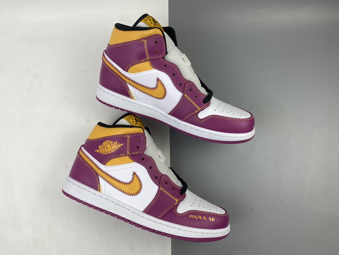 280 Air Jordan 1 Mid AJ1 乔1 中帮百搭休闲运动板鞋 DD3235-100