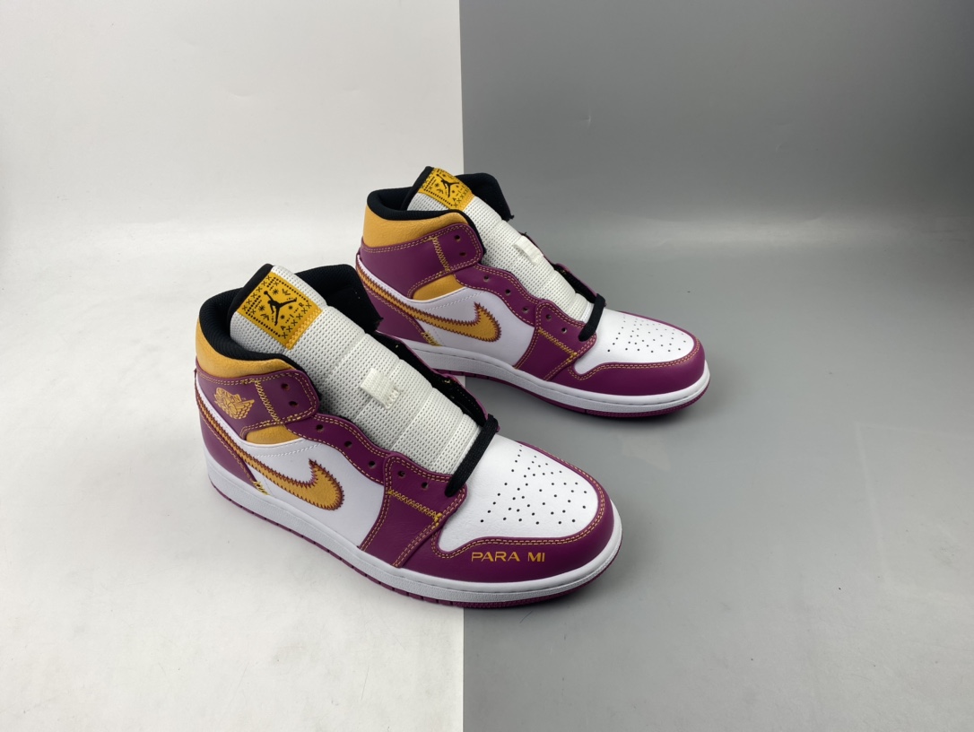 280 Air Jordan 1 Mid AJ1 乔1 中帮百搭休闲运动板鞋 DD3235-100